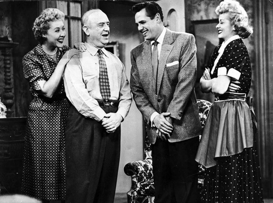 Vivian Vance, William Frawley, Lucille Ball, Desi Arnaz, I Love Lucy