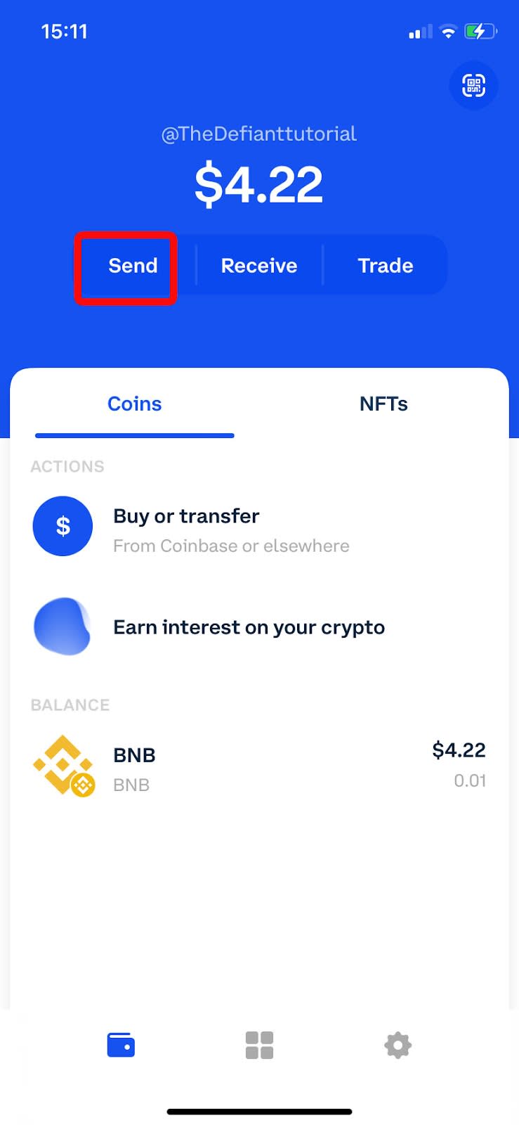 just bought eth on coinbase how to get it to metamask wallet