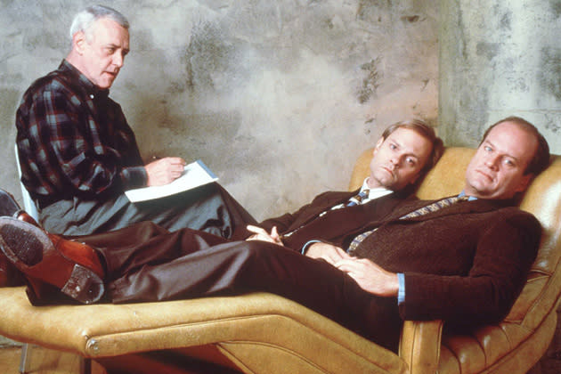 "Frasier": Elf Jahre bespaßten Frasier, Niles und Martin (v. r. n. l.) die TV-Zuschauer (Bild: ddp images)