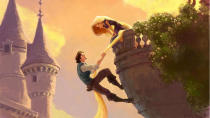 <p>A princess stolen from her parents' castle as a baby, Rapunzel is locked in a hidden tower longing for adventure. Now an imaginative and determined teenager, she takes off on a hilarious, hair-raising escapade with the help of a dashing bandit. With the secret of her royal heritage hanging in the balance and her captor in pursuit, Rapunzel and her cohort find adventure, heart, humor, and hair... lots of hair.</p>