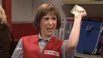 <p> Academy Award-nominated <em>SNL</em> star Kristen Wiig could be the show’s greatest female cast member, judging purely on the amount of diverse characters she has brought to the table, such as “Target Lady.” She <a href="https://www.bravotv.com/inside-the-actors-studio/season-22/episode-6/videos/how-did-kristen-wiig-create-the-target-lady" rel="nofollow noopener" target="_blank" data-ylk="slk:told James Lipton on Inside the Actors Studio;elm:context_link;itc:0;sec:content-canvas" class="link ">told James Lipton on <em>Inside the Actors Studio</em></a> that the role — originally conceived for The Groundlings — was inspired by an actual Target cashier she met with an “eggy” voice. </p>