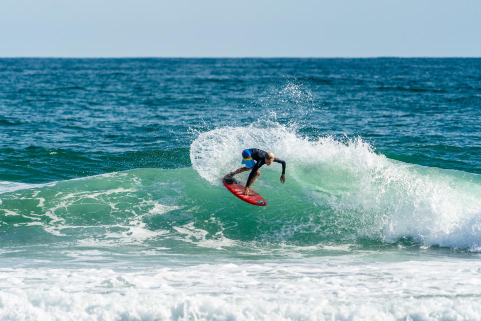 Luke Lopez, tagging one at home. <p>Cody Hammer/REAL Watersports</p>