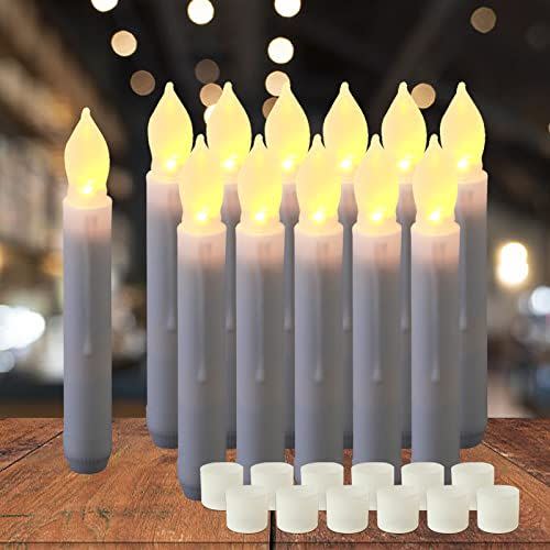 Floating LED Taper Candles