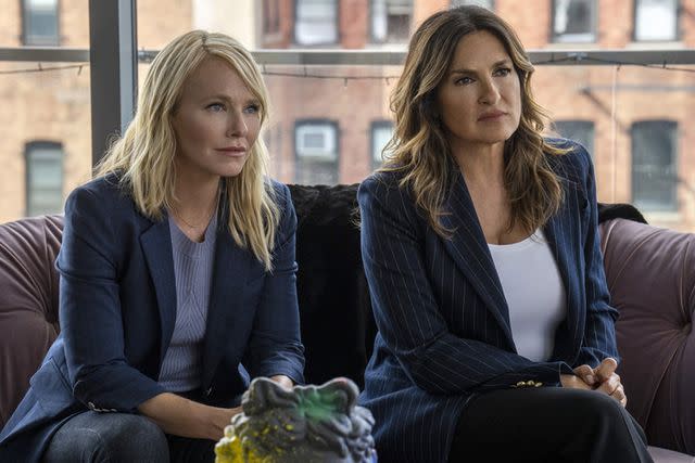 Zach Dilgard/NBC (L) Kelli Giddish and Mariska Hargitay on 'Law and Order: SVU'