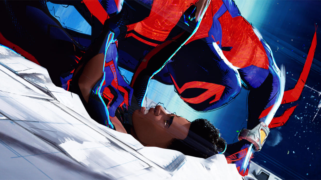  Spider-Man 2099 vs. Miles Morales in Spider-Man: Across The Spider-Verse 