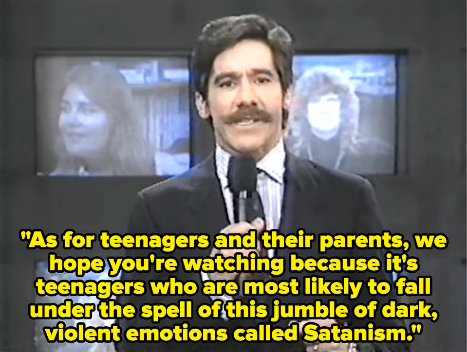 "As for teenagers and parents, we hope you're watching because it's teenagers who are most likely to fall under the spell..."