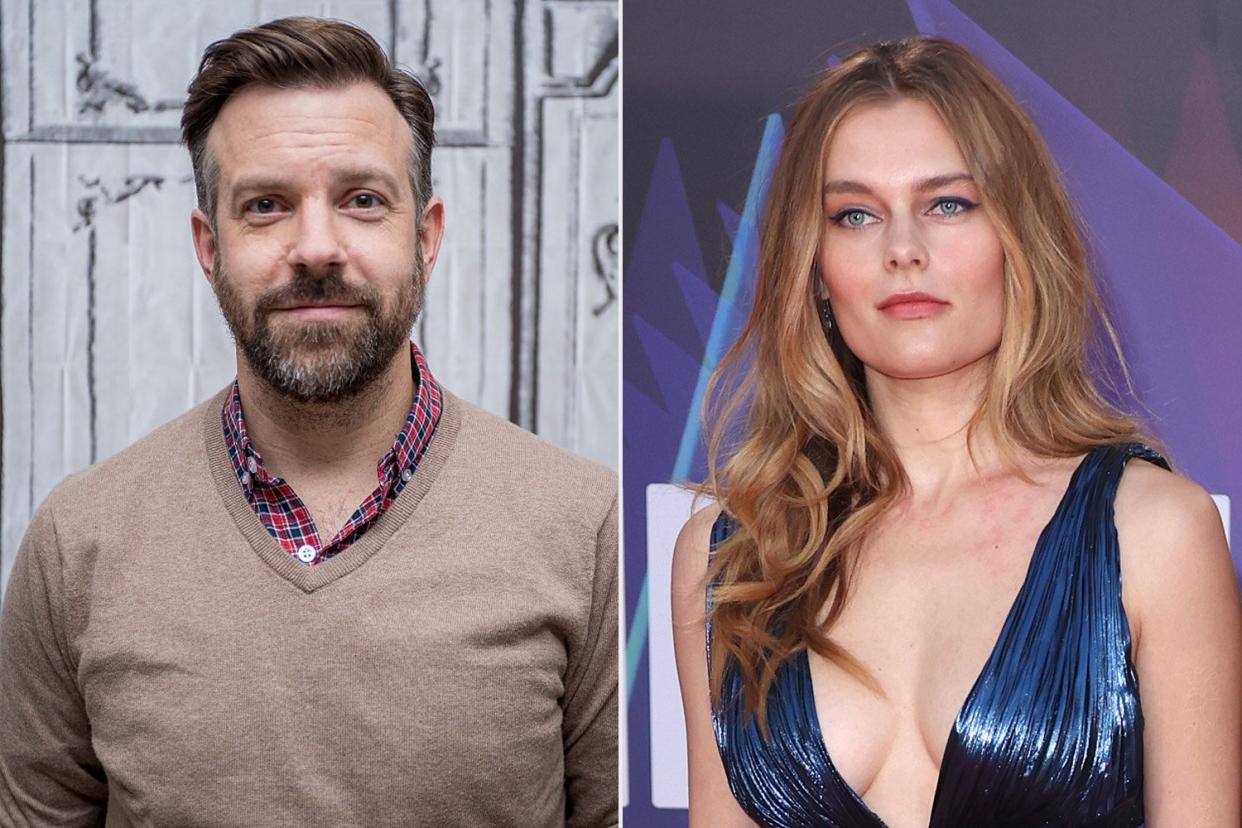 Jason Sudeikis and Keeley Hazell