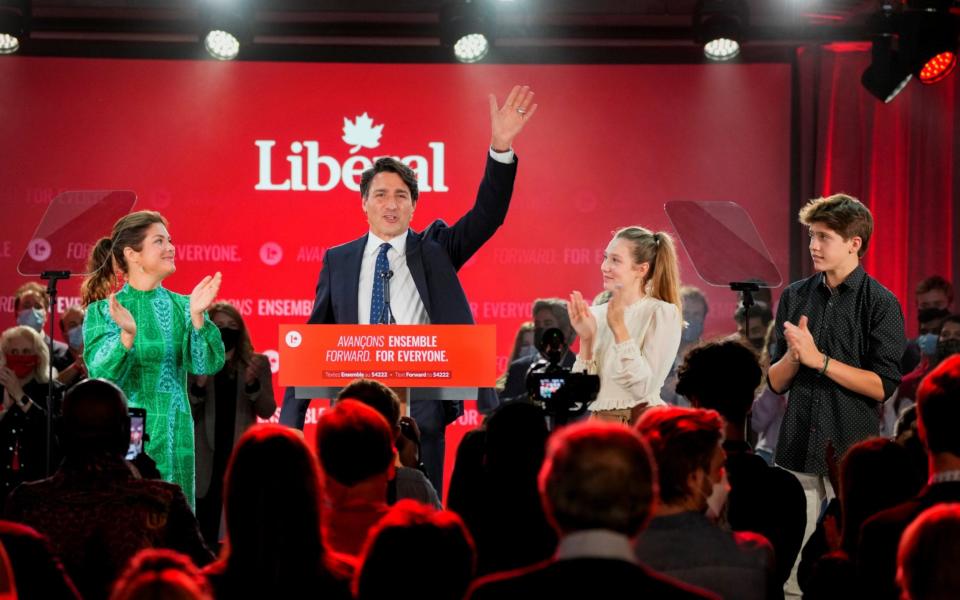 Canada's Liberal Prime Minister Justin Trudeau elected to third term - Carlos Osorio/Reuters