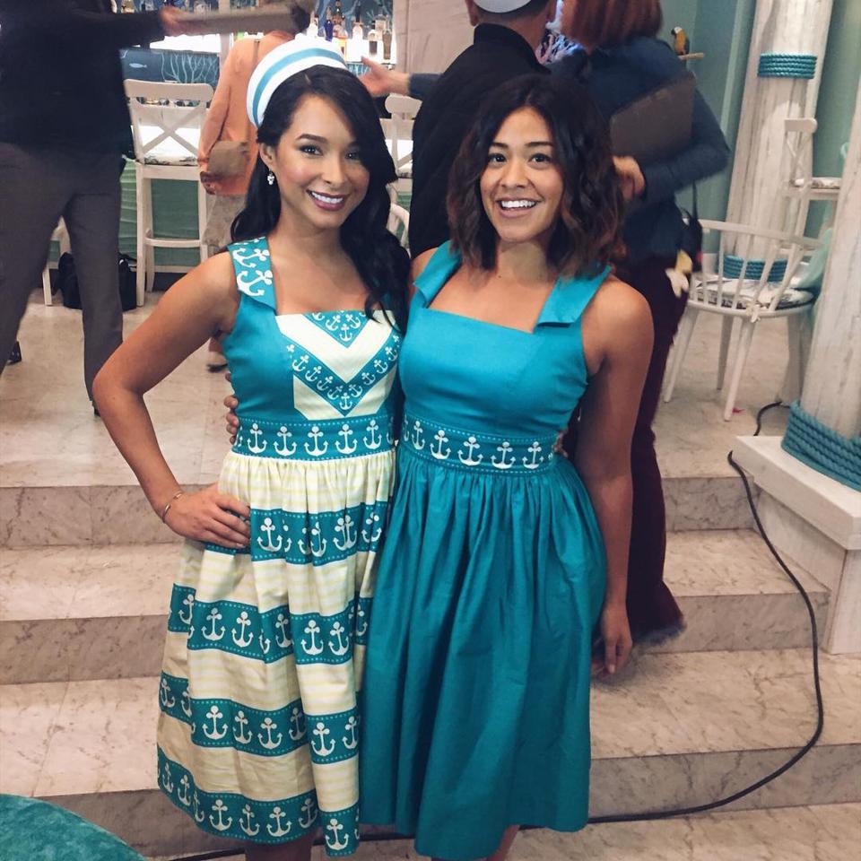 Jessica Caban with Gina Rodriguez