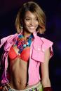 <p>Jourdan Dunn rocked a short lob on the 2014 VS runway.</p>