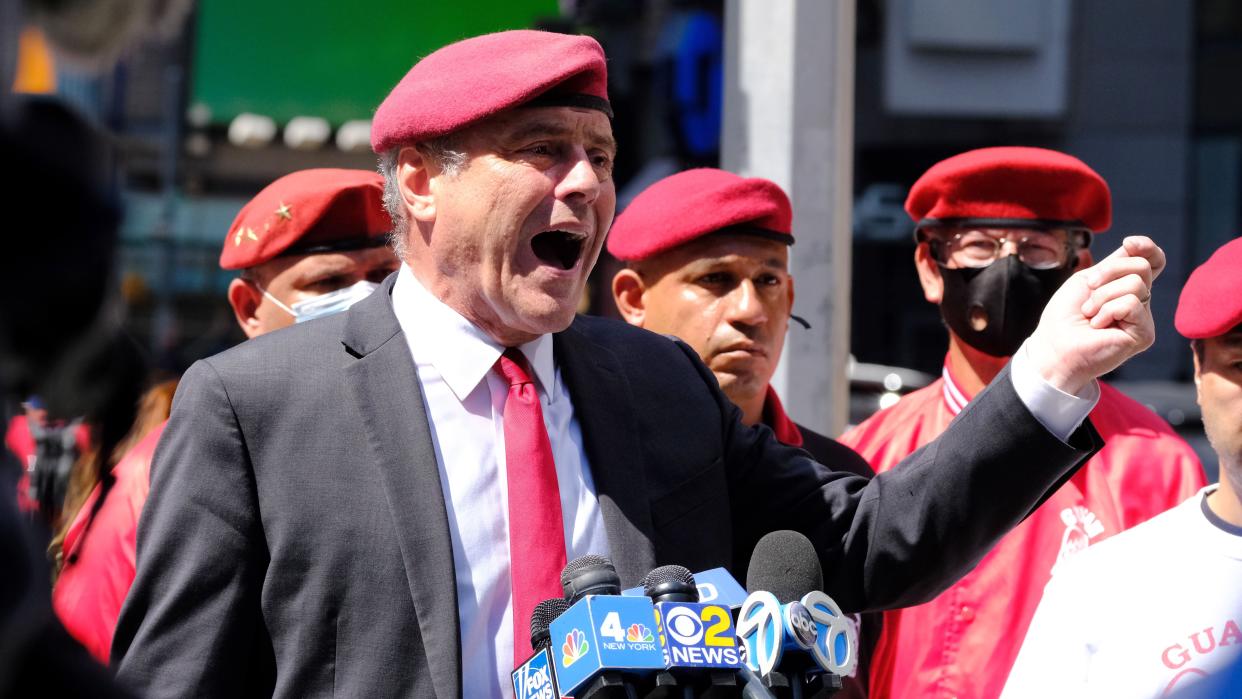 "I'm a populist," Sliwa said. "I'm a street guy. There's no doubt about it." 