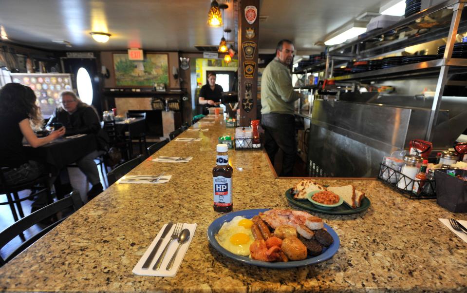 A traditional Irish breakfast served at the Keltic Kitchen is one of a dozen breakfasts and a dozen lunch sandwiches on the menu.