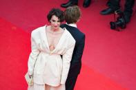 <p>L’actrice a osé un énorme décolleté. (crédit Getty) </p>