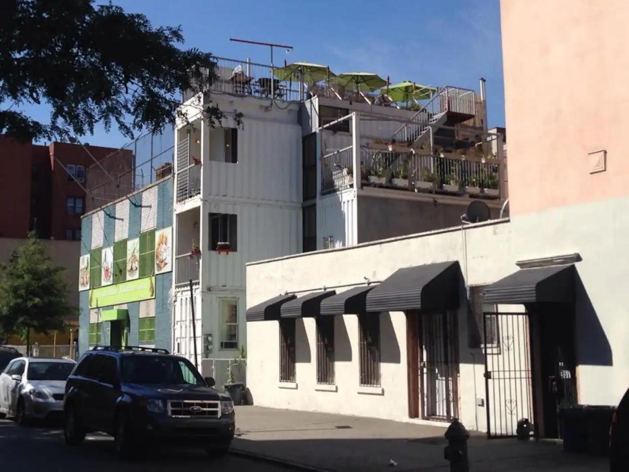 a building with a balcony