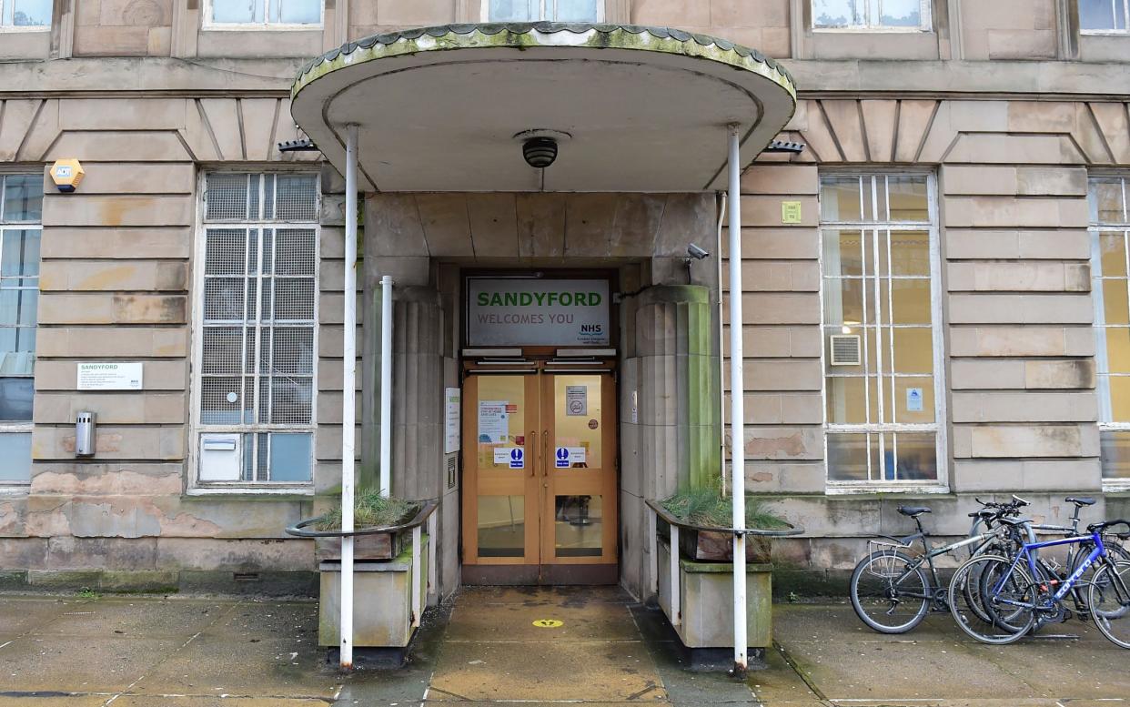 The Sandyford clinic in Glasgow