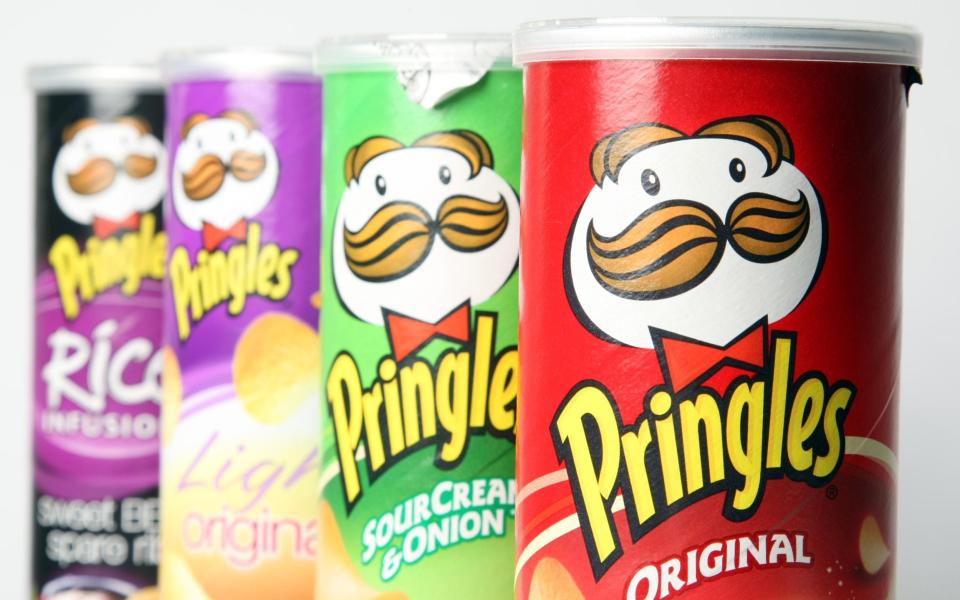 Pringles were one of the few products cheaper in the convenience supermarket than they were online - Jonathan Lodge