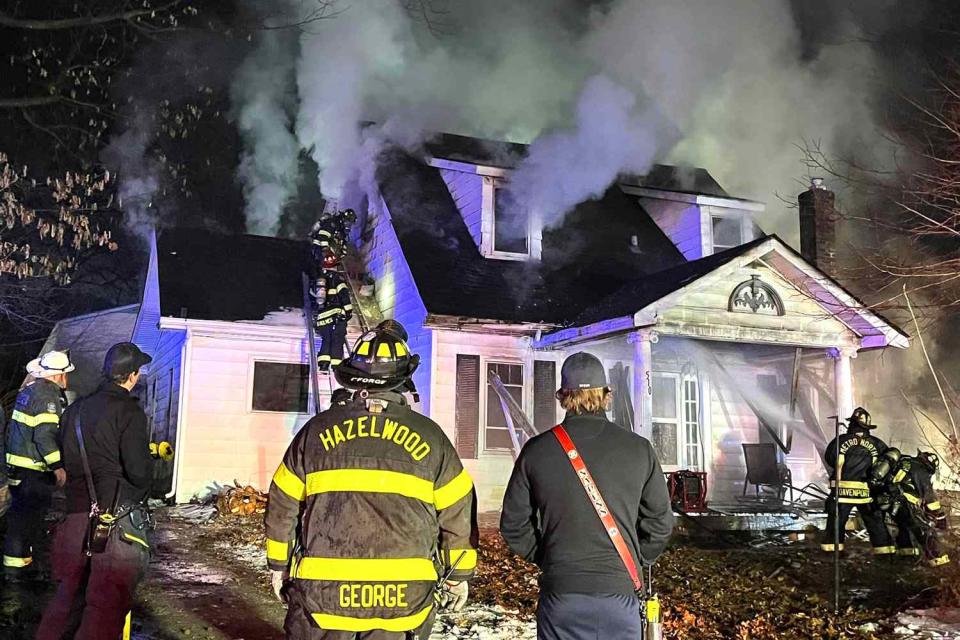 <p>Ferguson Police Department</p> Fatal house fire in Ferguson, Missouri on Feb. 19.