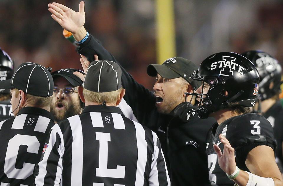 Iowa State coach Matt Campbell had plenty of questions after Saturday's 28-21 loss at home against Kansas.