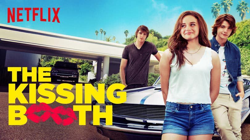 Promotional poster for The Kissing Booth starring Joey King