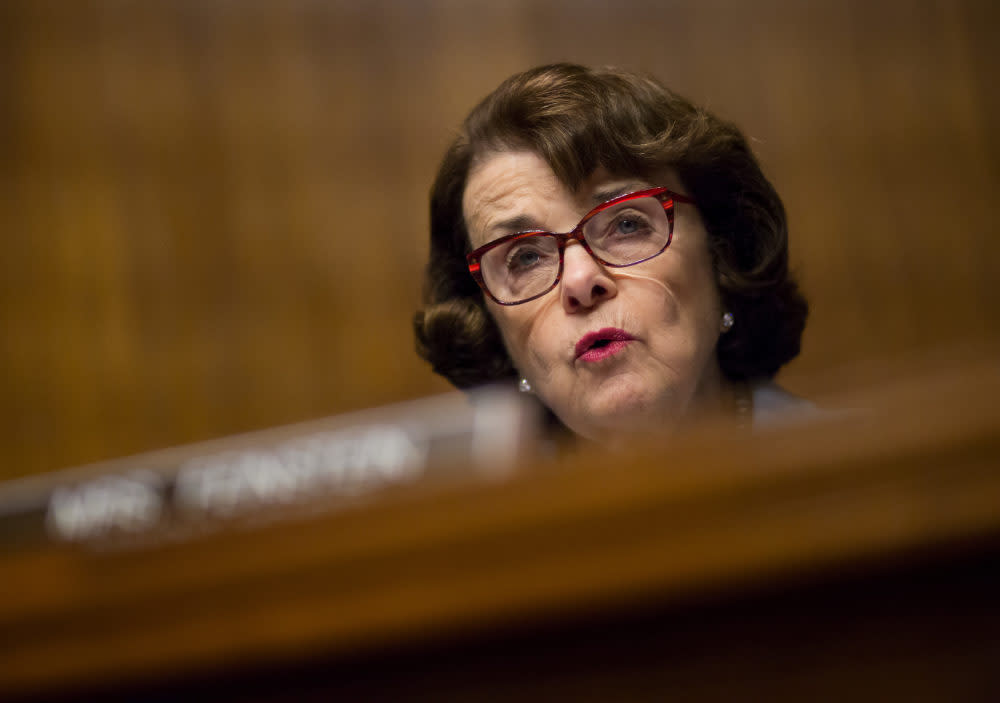 Dianne Feinstein says the Senate’s working on an “Obstruction of Justice” case against the president