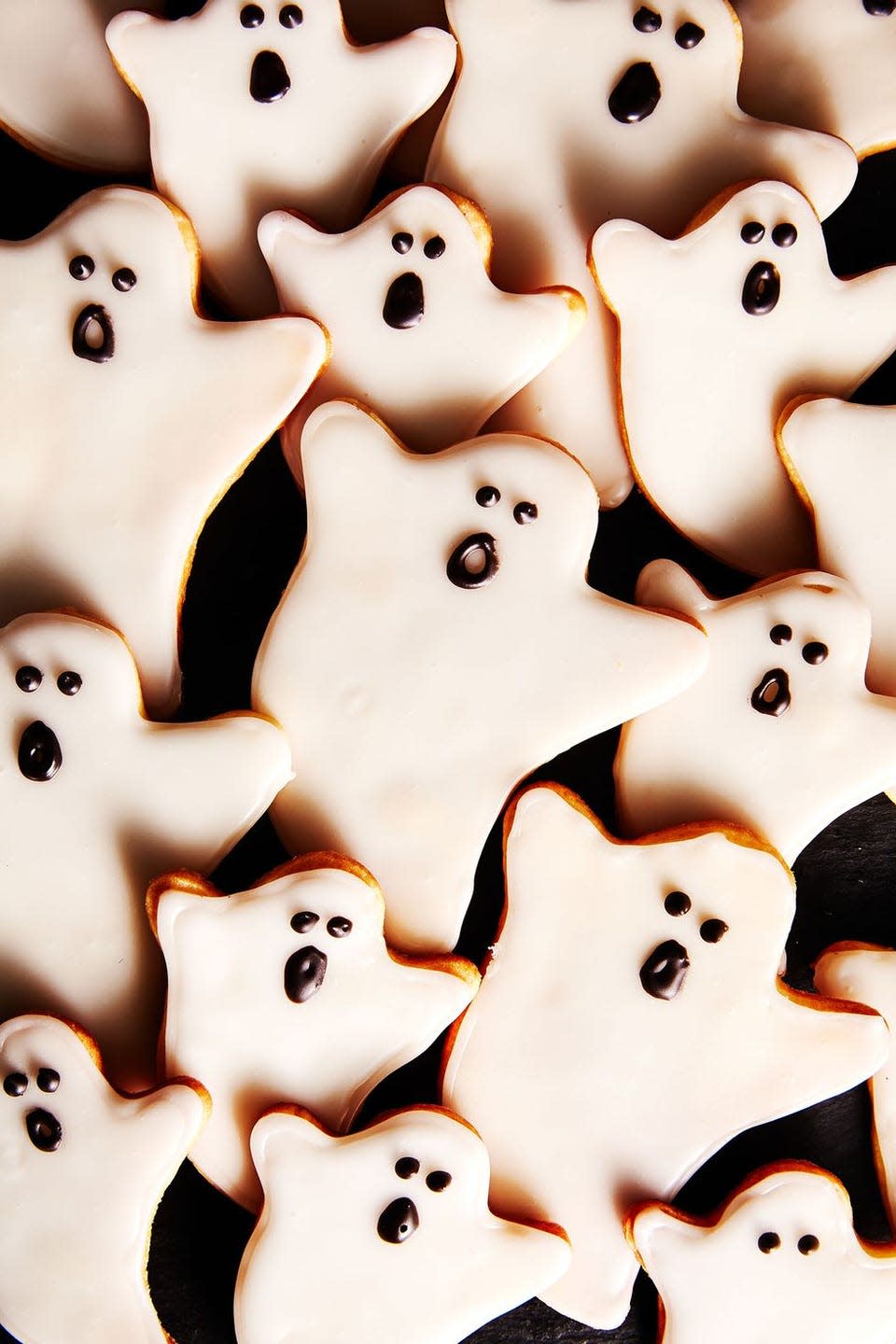 <p>These adorable ghost cookies only take ten minutes to prep, which means you get to spend more time doing the fun parts of decorating them and of course eating them!</p><p><strong><em>Get the recipe at <a href="https://www.delish.com/holiday-recipes/halloween/a28637917/ghost-cookies-recipe/" rel="nofollow noopener" target="_blank" data-ylk="slk:Delish;elm:context_link;itc:0;sec:content-canvas" class="link ">Delish</a>. </em></strong></p>