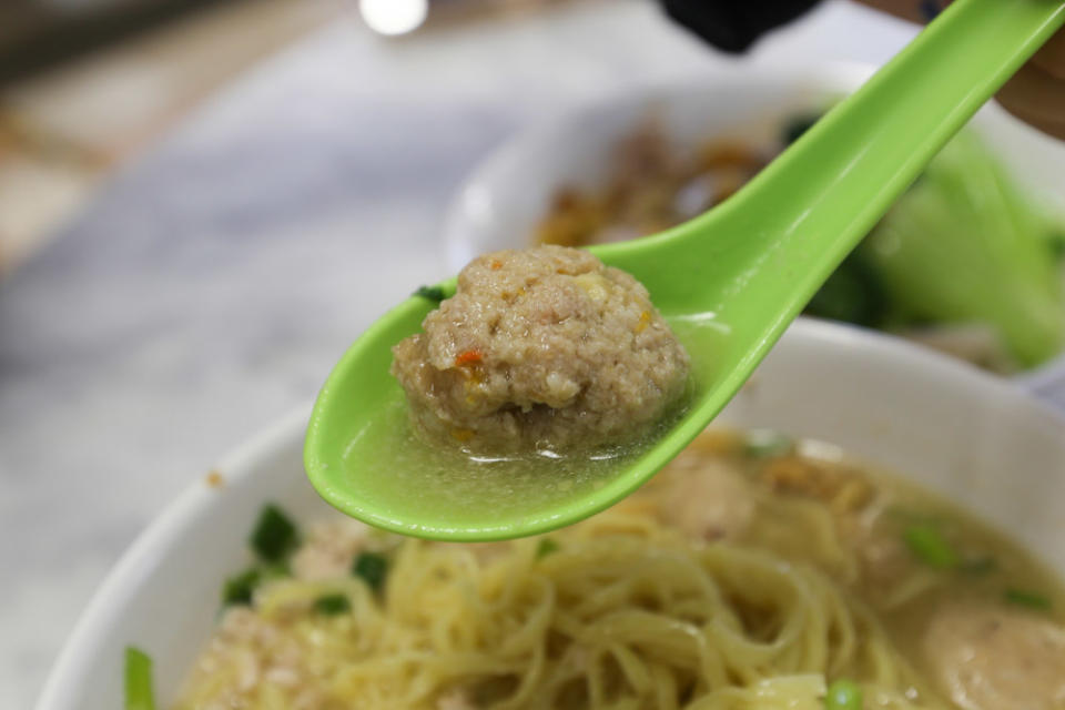 Xiang Xiang Traditional Minced Pork Noodles 17 - handmade pork balls