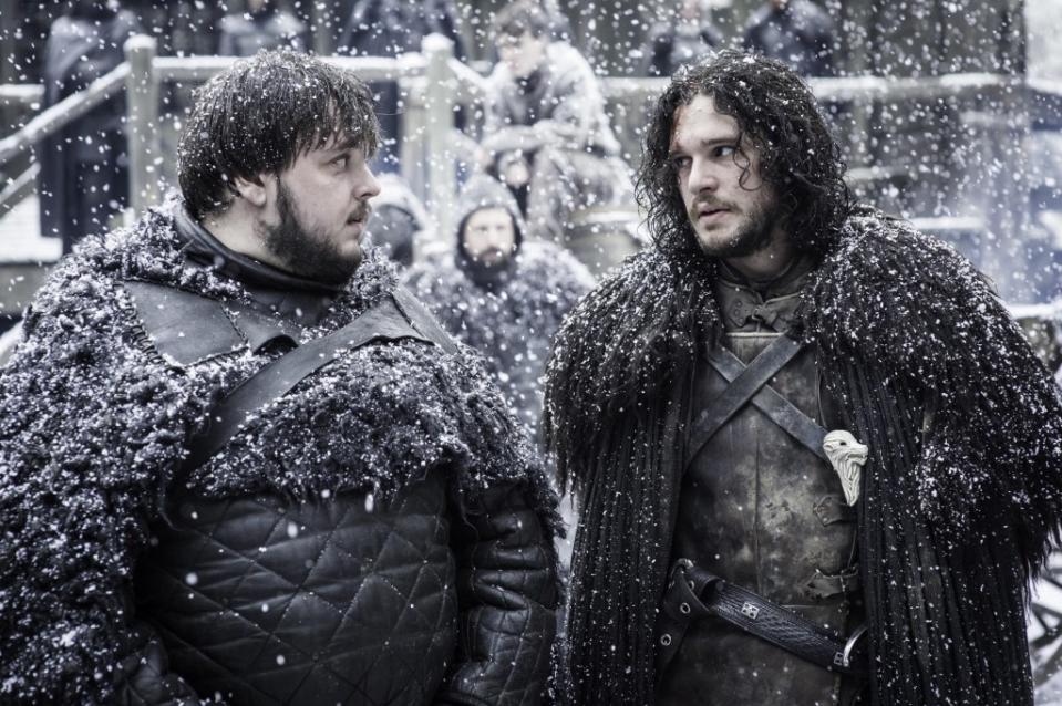 Samwell Tarly (Jon Bradley) and Jon Snow (Kit Harington) may not reunite in a Jon Snow spinoff show.