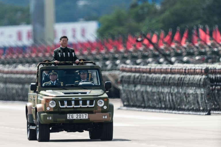 President Xi Jinping's trip to celebrate 20 years since Hong Kong was handed back to China by Britain, culminated Saturday in a 30-minute speech warning that any challenge to Beijing's control over the city crossed a "red line"