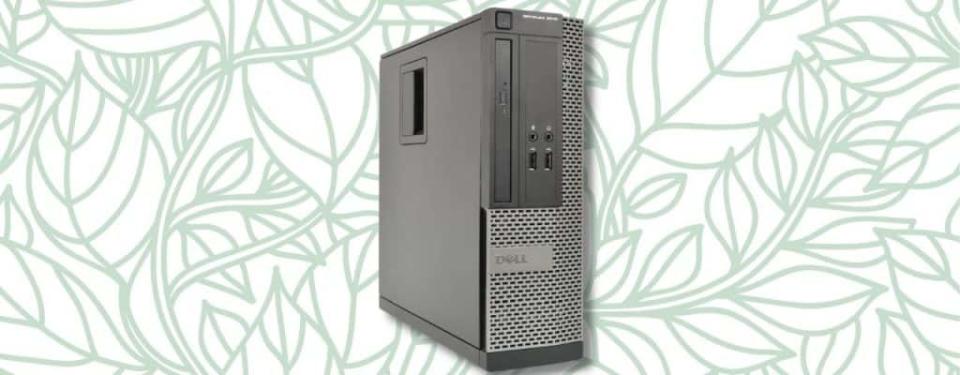 Dell - Refurbished OptiPlex Desktop - Intel Core i3 - 4GB Memory - 250GB Hard Drive - Black_silver