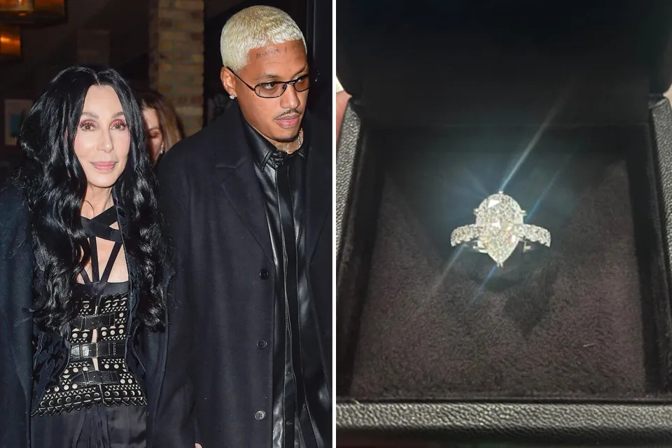 Cher Shows Off Huge, Engagement-Like Diamond Ring from Boyfriend AE Edwards: &#39;No Words&#39;