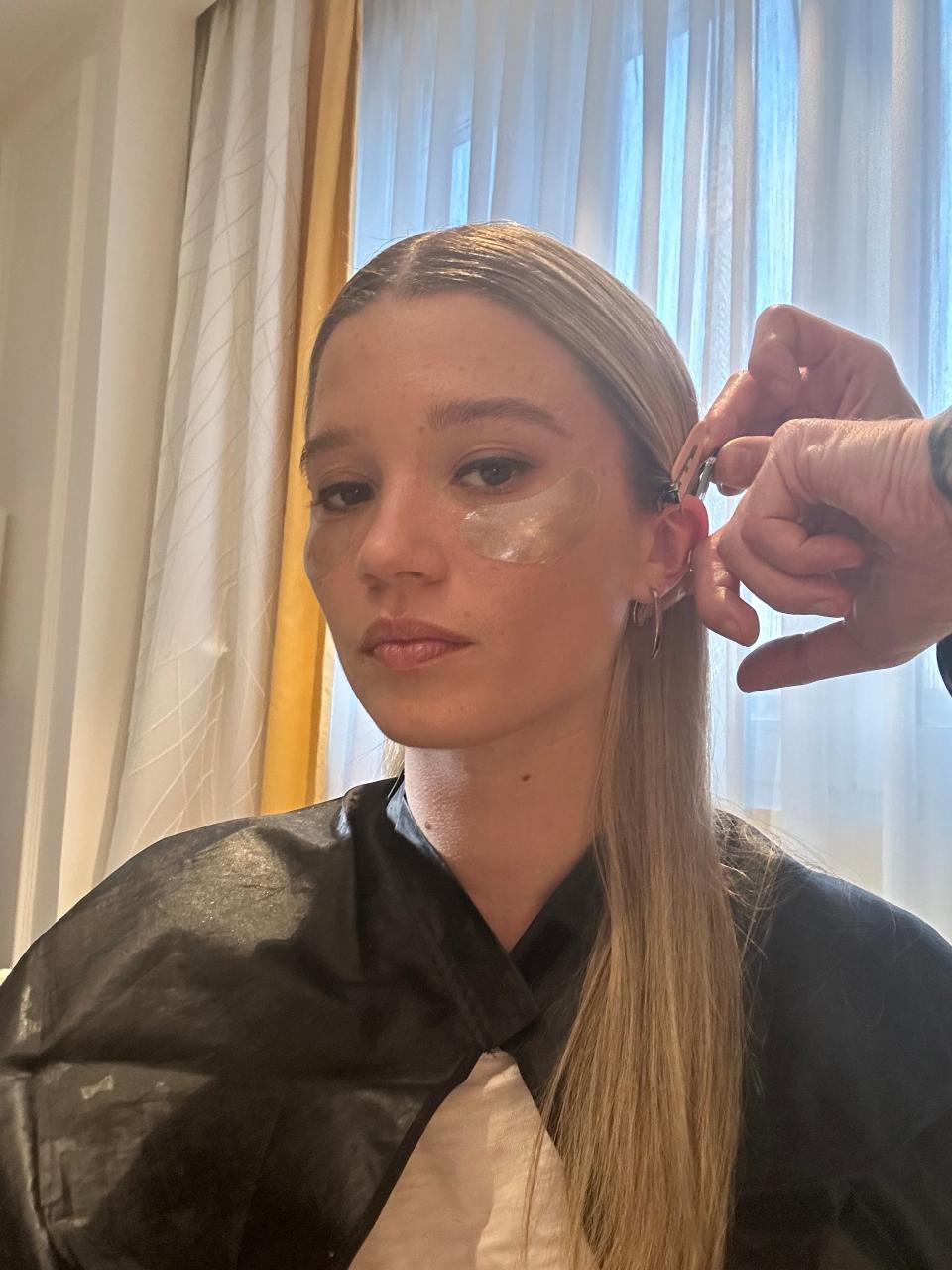 Rain Spencer Gets Ready with Teen Vogue for Coperni's Paris Fashion Week Show