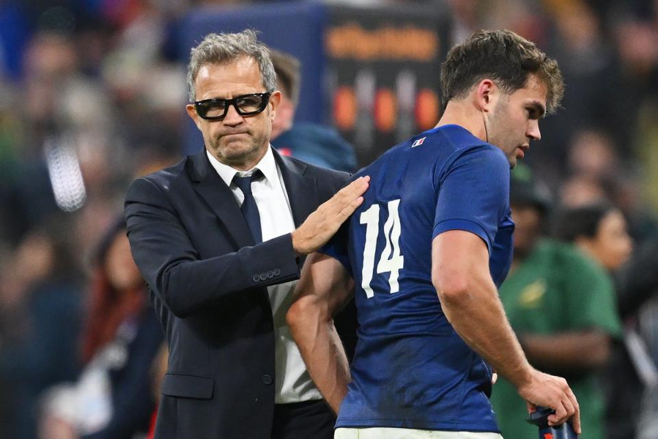 France can count on stars like Damian Penaud (right) as they bid to build again (Getty)