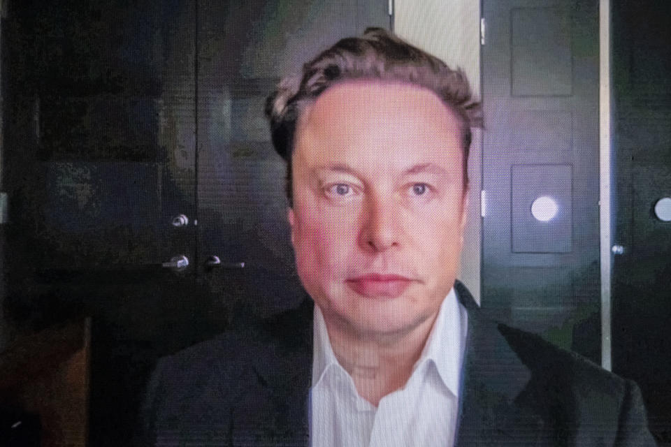 Elon looking serious