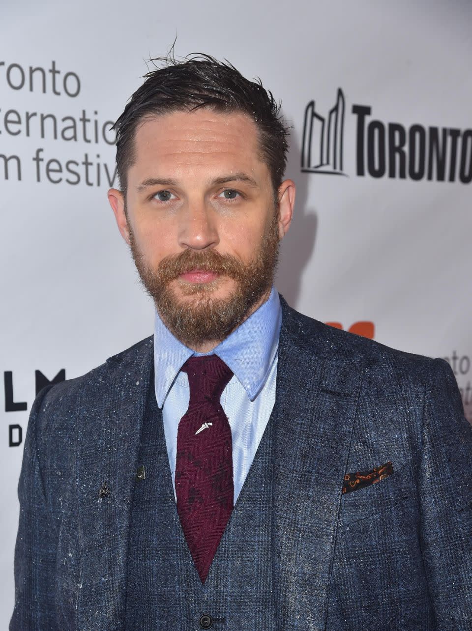 Tom Hardy is also one of the men in a Stormtrooper costume alongside the royals. Photo: Getty Images