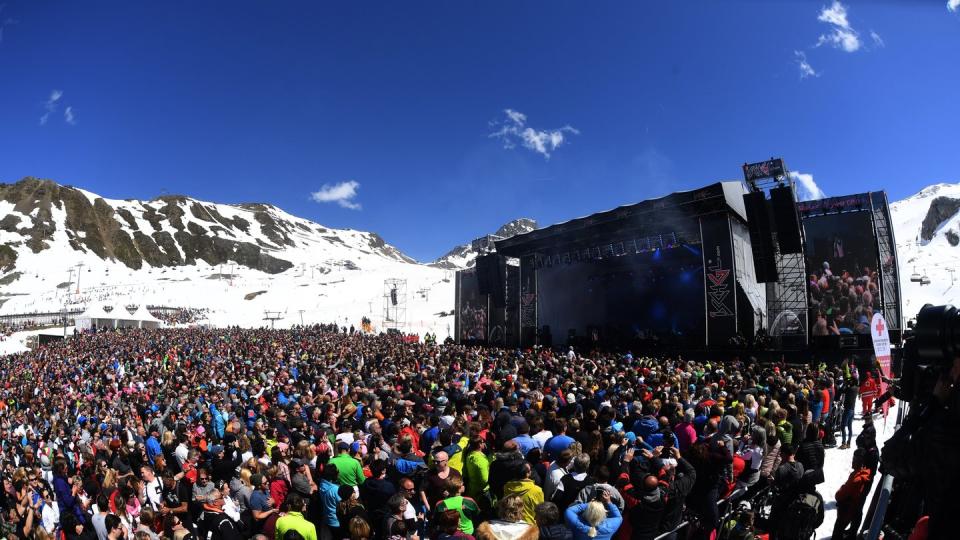 Ski- und Partybetrieb in Ischgl im Jahr 2018.