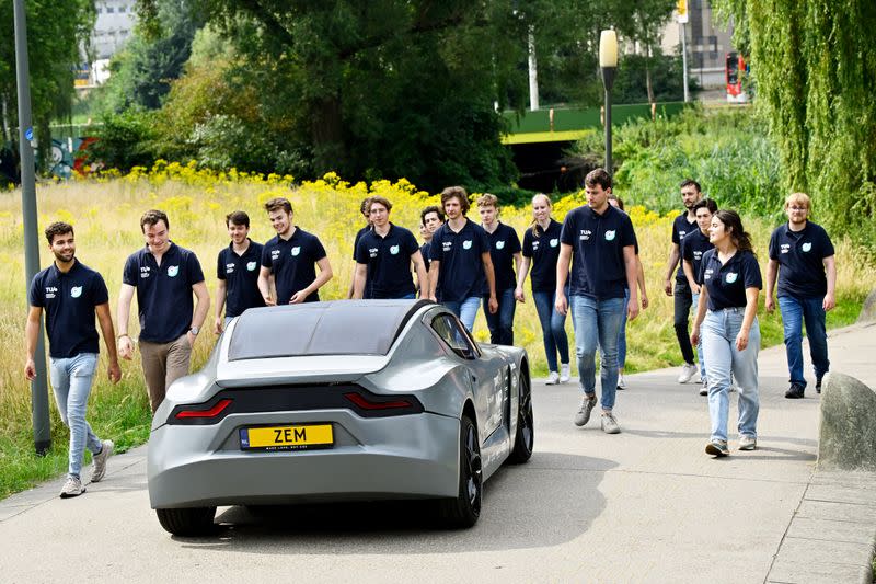 CO2-capturing concept car ZEM by student team TUecomotive