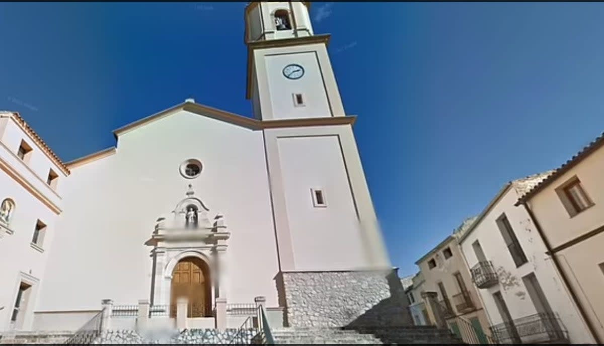 The Church in El Pinell de Brai, Tarragona (Google Maps)