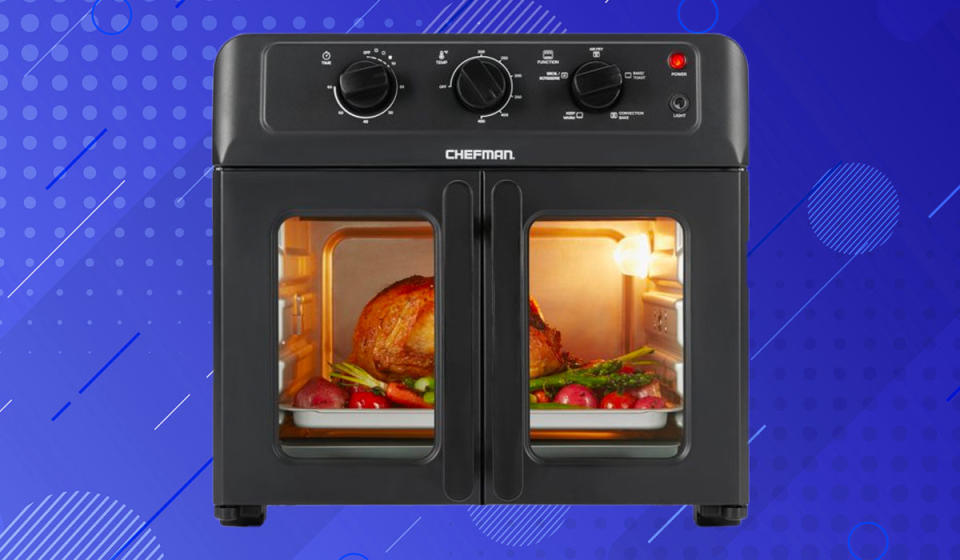 This Chefman air fryer and oven can cook an entire meal quickly. (Photo: Walmart)