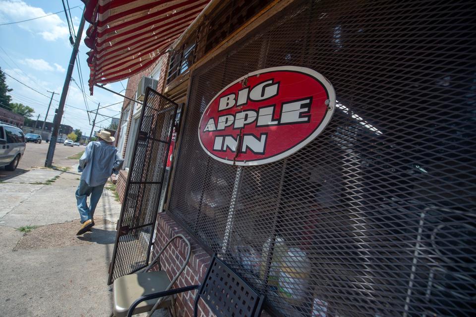 The Big Apple Inn on Farish Street in Jackson, seen in this August 2023 file photo, opened in 1939 and is one of the oldest restaurants in the Capital city. (Clarion Ledger/File photo)