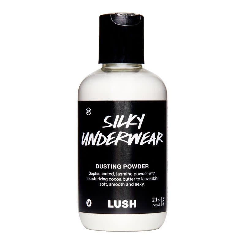 7) LUSH Silky Underwear Dusting Powder