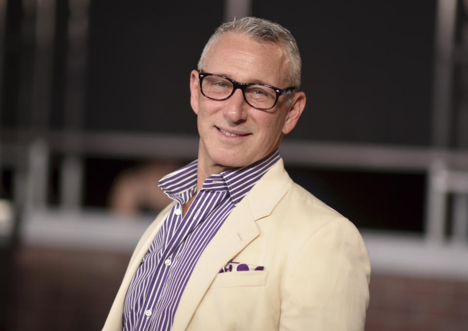 Adam Shankman arrives at the Los Angeles premiere of "The Irishman" on Thursday, Oct. 24, 2019, at the TCL Chinese Theatre. (Photo by Richard Shotwell/Invision/AP)