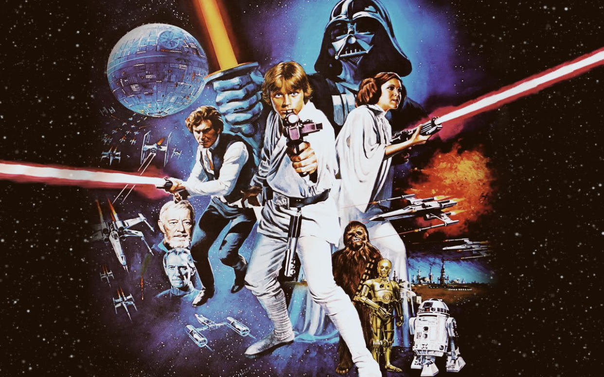 The original Star Wars poster: Disney/Lucasfilm