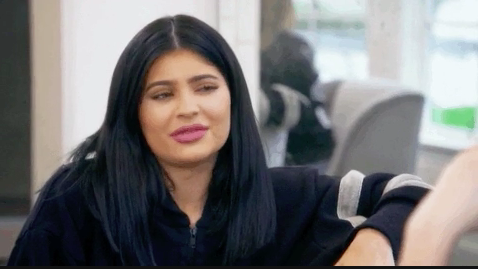 Kylie Jenner looking confused