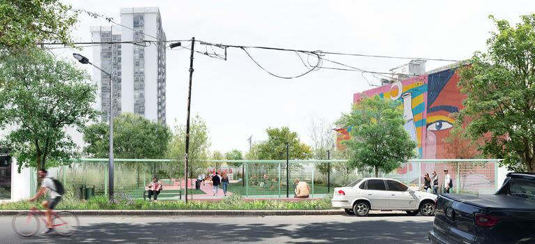 “El proyecto de plaza Santa Rita forma parte de un plan que contempla incorporar una serie de plazas en un contexto de barrios caracterizados por el déficit de espacios publico verdes en la zona”, indicaron desde el gobierno porteño