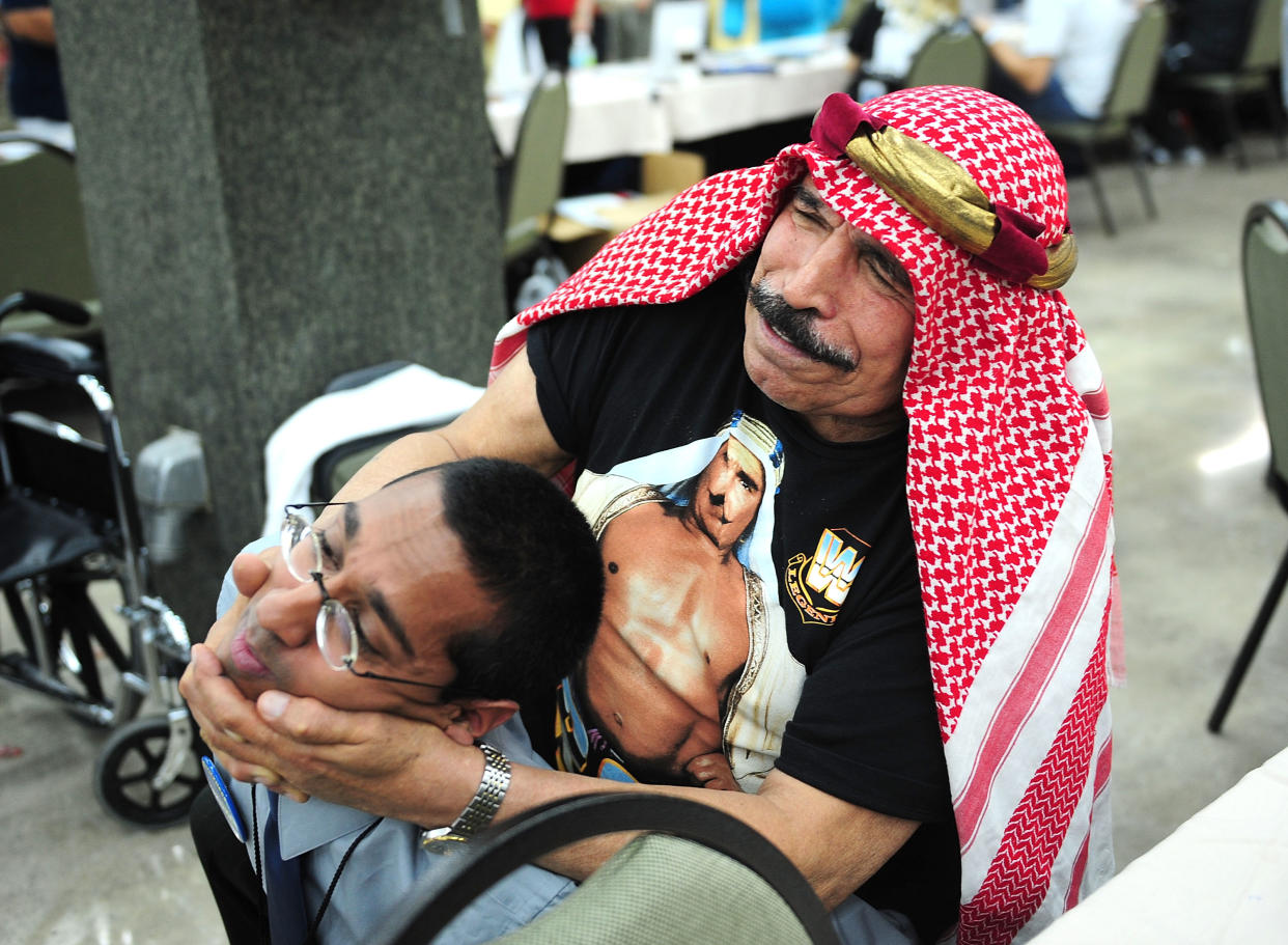 MIAMI - JUNE 19:  The Iron Sheik attends Supercon 2010 on June 19, 2010 in Miami, Florida.  (Photo by Gustavo Caballero/Getty Images)