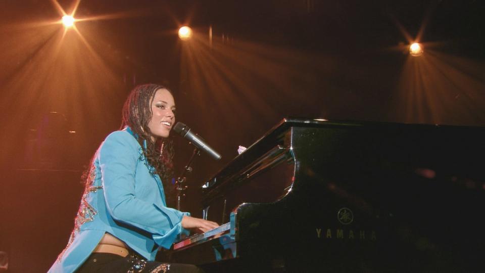 Alicia Keys performing at the Montreux Jazz Festival (BBC)