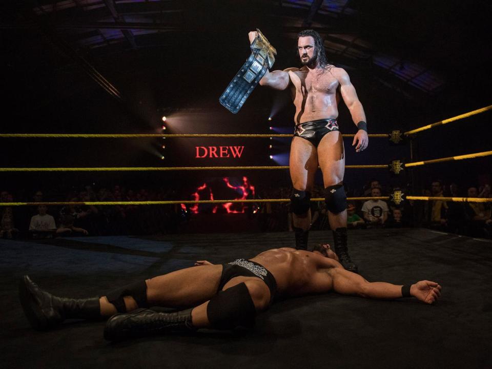 Scotland's McIntyre is rebuilding his WWE career through the NXT brand (WWE)