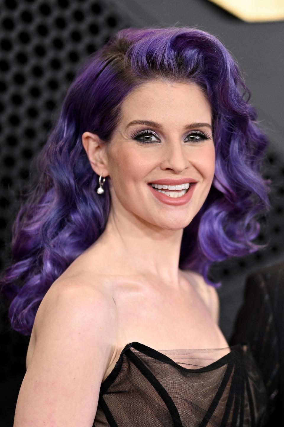 Closeup of Kelly Osbourne