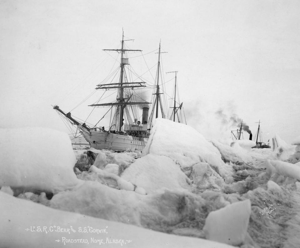 USRC Bear and SS Corwin in Alaska.