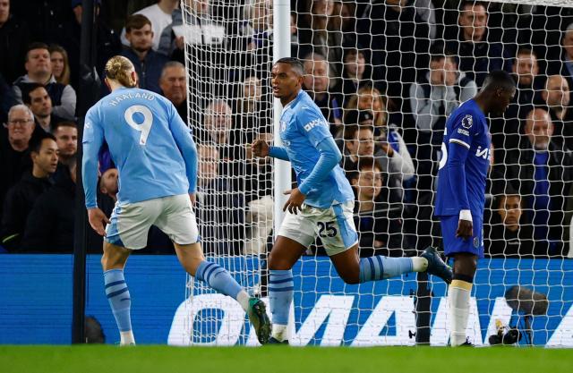 Goleada Euro on X: FIM DE JOGO! Chelsea 4 x 4 Manchester City Gols: Thiago  Silva, Sterling, Nicolas Jackson, Cole Palmer; Haaland (2x), Akanji, Rodri.   / X